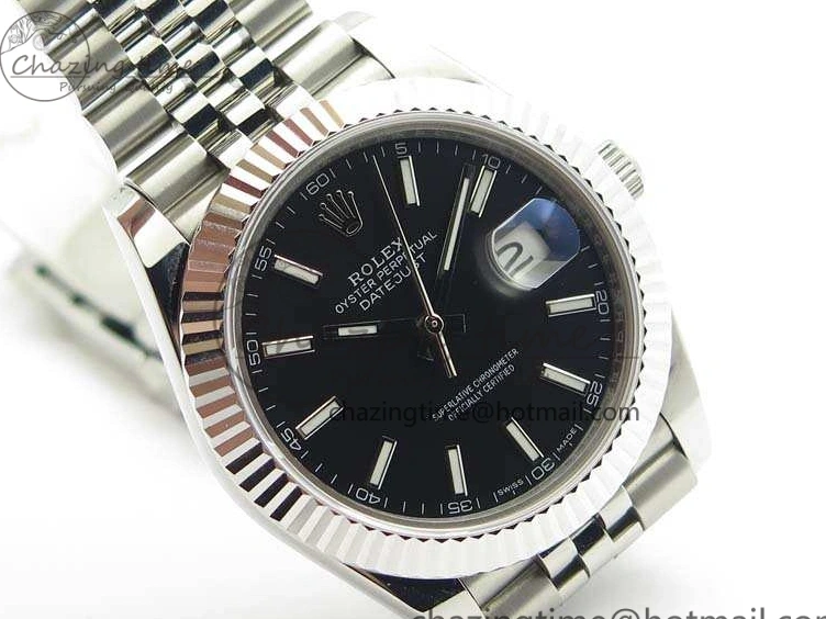 MiroTime 0218 SmartChoice DateJust II 40mm BP Maker Best Edition Black Dial On New Version Jubilee Bracelet A 3538